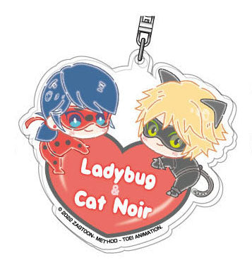 Good Bundle Listing - Luka Marinette Adrien Miraculous Ladybug Acrylic Keychains