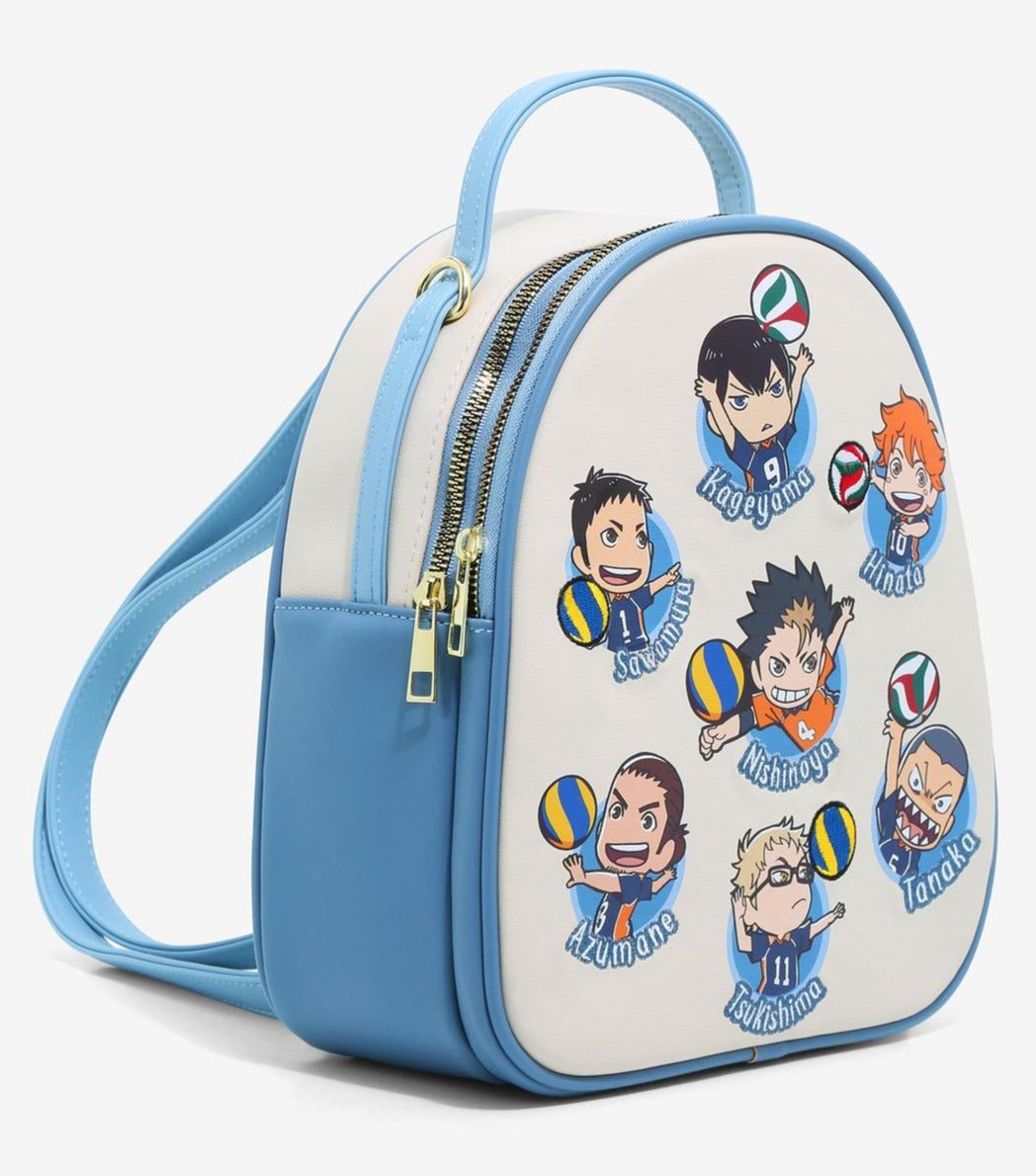 Haikyu Mini Backpack Chibi Characters Bioworld Fragmented Nostalgia