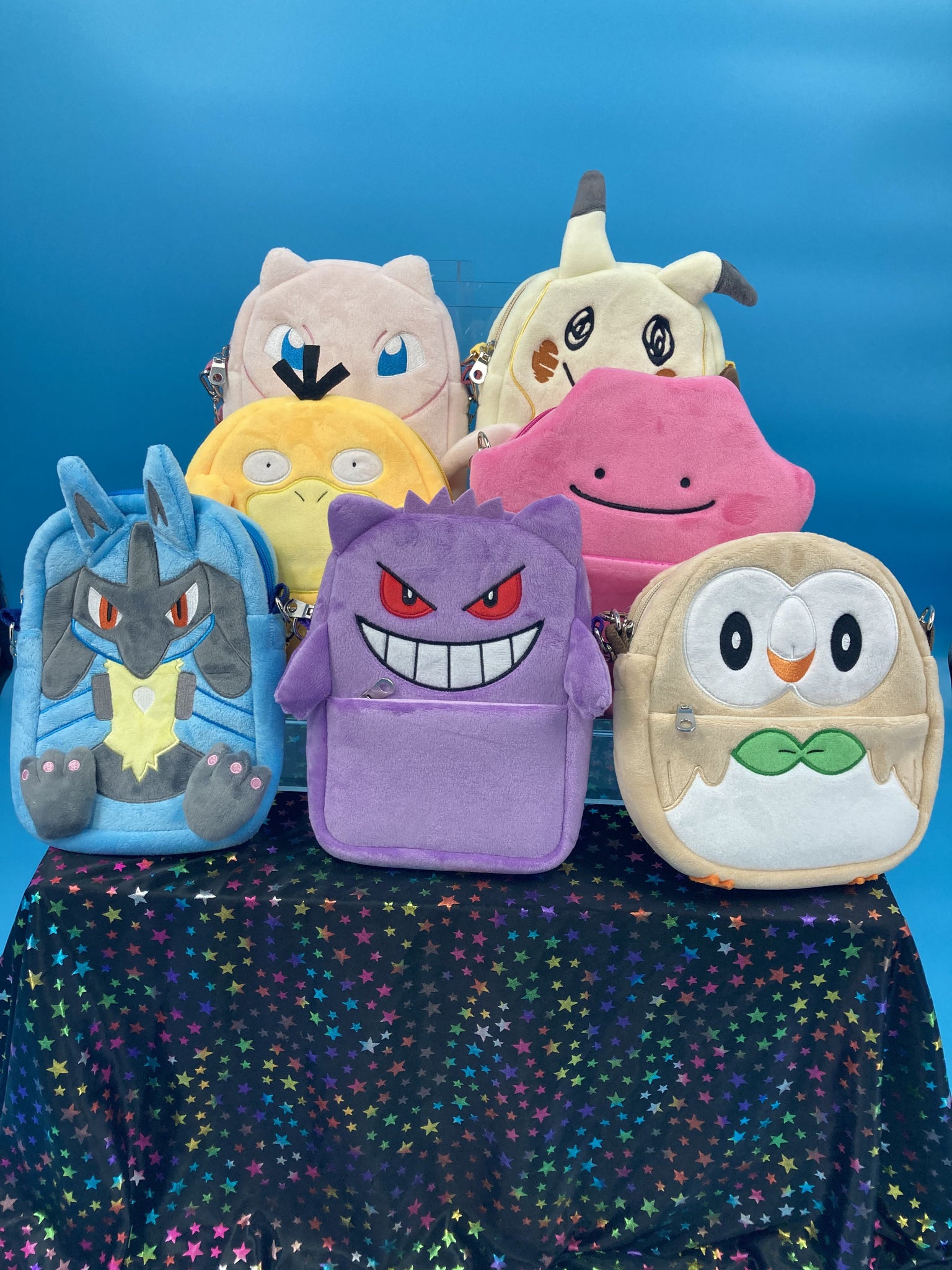 Pokemon Face Cosplay Plush Purse Crossbody - Pochette Bag