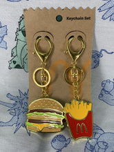 Load image into Gallery viewer, McDonald&#39;s Big Mac &amp; Fries Keychain Set
