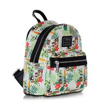 Load image into Gallery viewer, Disney Mini Backpack Mickey Minnie Hawaiian Surf Loungefly

