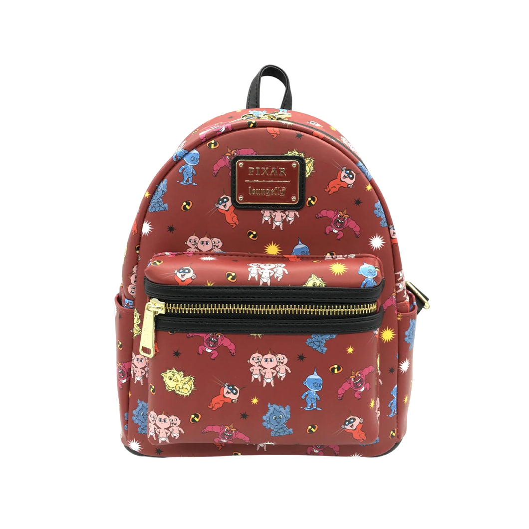 Pixar Mini Backpack Jack-Jack AOP Loungefly