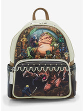 Load image into Gallery viewer, Star Wars Mini Backpack Jabba&#39;s Place Scene Loungefly
