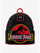 Load image into Gallery viewer, Jurassic Park Mini Backpack Jurassic Park Logo Loungefly
