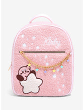 Load image into Gallery viewer, Kirby Mini Backpack Kirby Fuzzy Pink Loungefly
