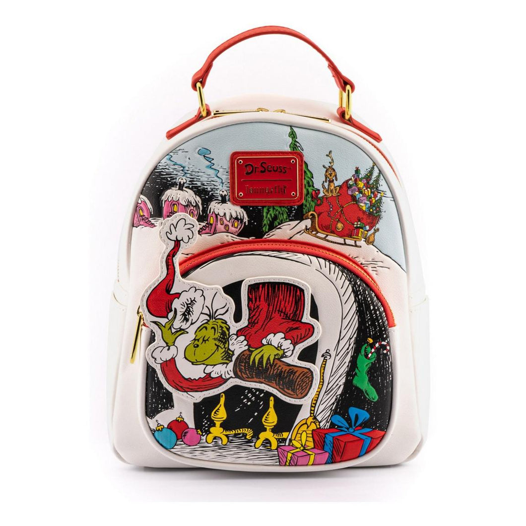 Dr. Seuss Mini Backpack How the Grinch Stole Christmas Chimney Loungefly