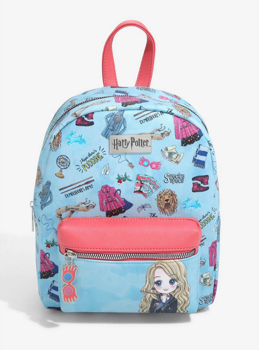 Harry Potter Mini Backpack Luna Lovegood AOP