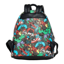 Load image into Gallery viewer, Marvel Mini Backpack AOP Avengers Loungefly
