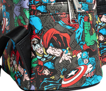 Load image into Gallery viewer, Marvel Mini Backpack AOP Avengers Loungefly
