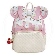 Load image into Gallery viewer, Disney Mini Backpack Minnie Mouse Ice Cream Sundae Loungefly
