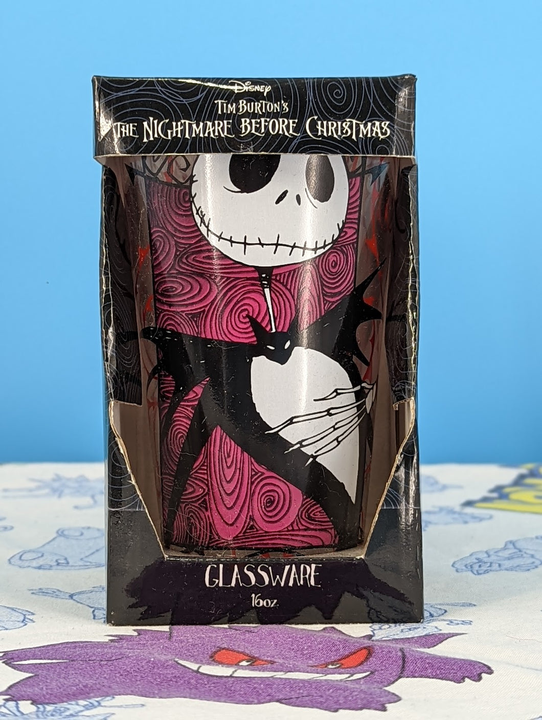 Nightmare Before Christmas 16 Oz Glass