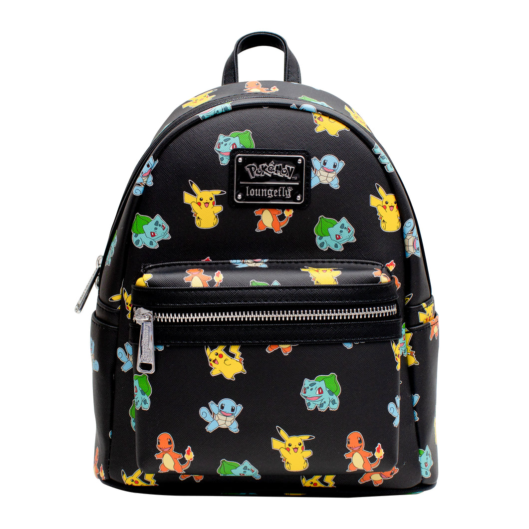 Pokemon Mini Backpack Kanto Starters Loungefly