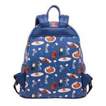 Load image into Gallery viewer, Disney Pixar Mini Backpack Ratatouille Remy and Emile AOP Loungefly
