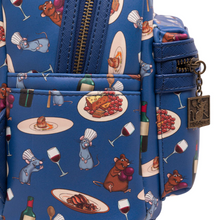 Load image into Gallery viewer, Disney Pixar Mini Backpack Ratatouille Remy and Emile AOP Loungefly
