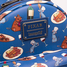 Load image into Gallery viewer, Disney Pixar Mini Backpack Ratatouille Remy and Emile AOP Loungefly
