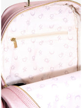 Load image into Gallery viewer, Sailor Moon Mini Backpack Spiral Heart Moon Rod Loungefly
