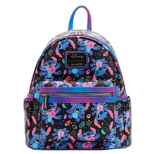 Load image into Gallery viewer, Disney Mini Backpack Stitch Space AOP Loungefly
