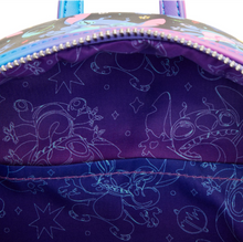 Load image into Gallery viewer, Disney Mini Backpack Stitch Space AOP Loungefly
