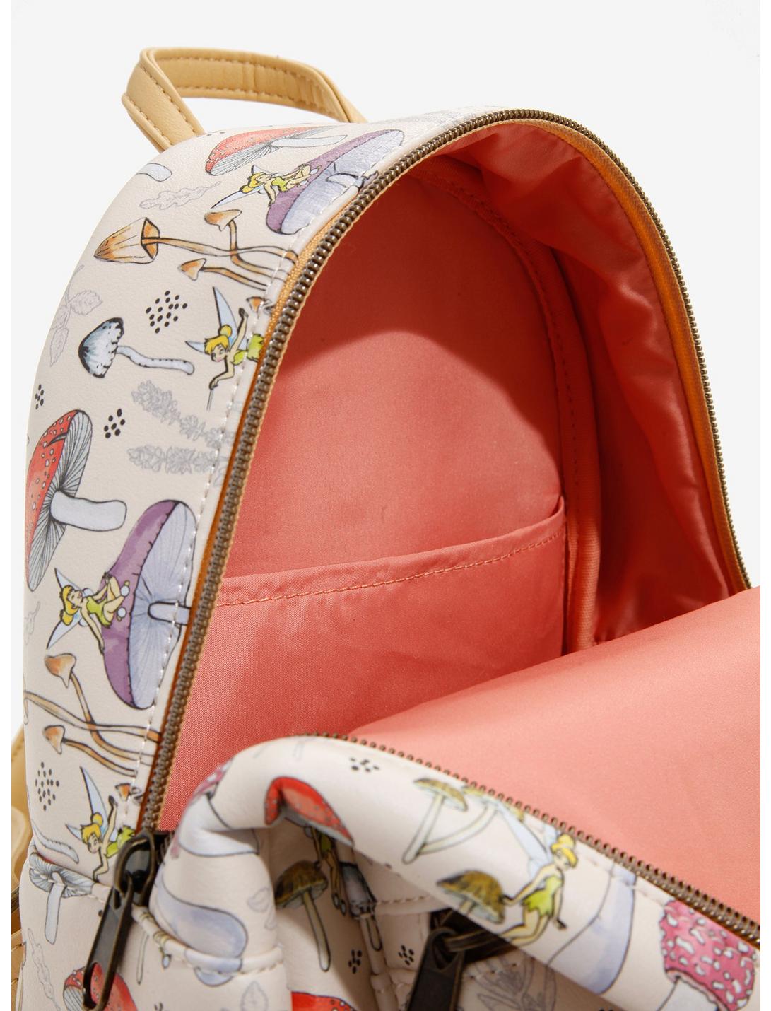 Loungefly Disney Peter Pan hot Tinker Bell Mushroom Mini Backpack