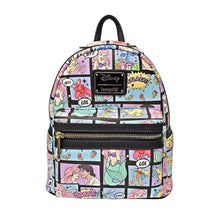 Load image into Gallery viewer, Disney Mini Backpack The Little Mermaid Ariel Comic Book AOP Loungefly
