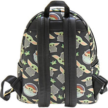 Load image into Gallery viewer, Star Wars Mini Backpack Grogu AOP Loungefly
