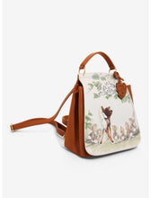 Load image into Gallery viewer, Disney Convertible Backpack to Crossbody Bambi Portrait Loungefly
