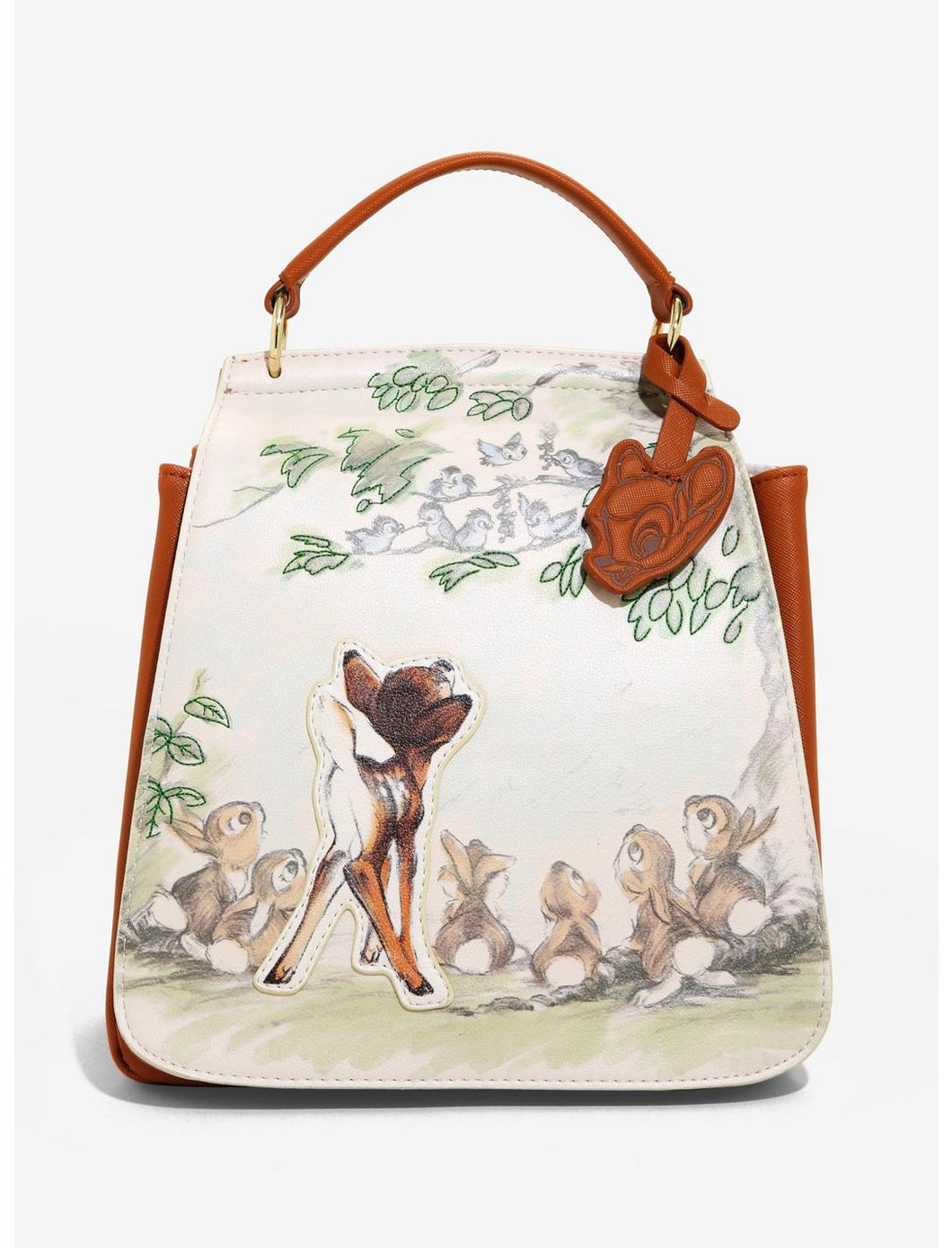 Disney Convertible Backpack to Crossbody Bambi Portrait Loungefly