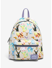 Load image into Gallery viewer, Pokemon Mini Backpack Eeveelutions AOP Loungefly
