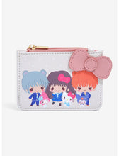 Load image into Gallery viewer, Fruits Basket x Hello Kitty and Friends Mini Backpack and Cardholder Set Chibi Characters Bioworld
