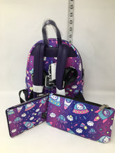 Load image into Gallery viewer, Loungefly x Hello Kitty Spaceship Allover-Print Mini Backpack, Wallet and Pouch Set
