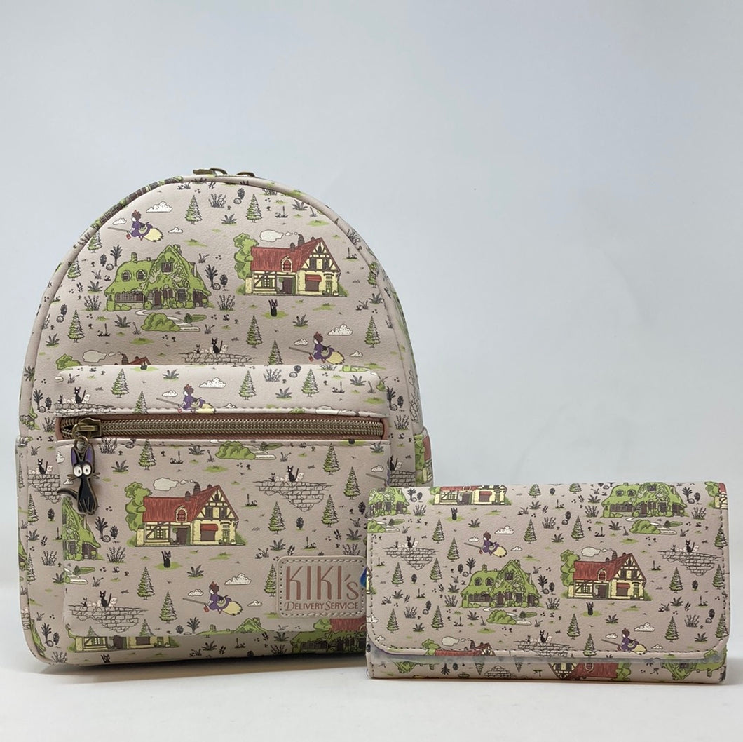 Studio Ghibli Mini Backpack Wallet Set Kiki’s Delivery Service Map Loungefly