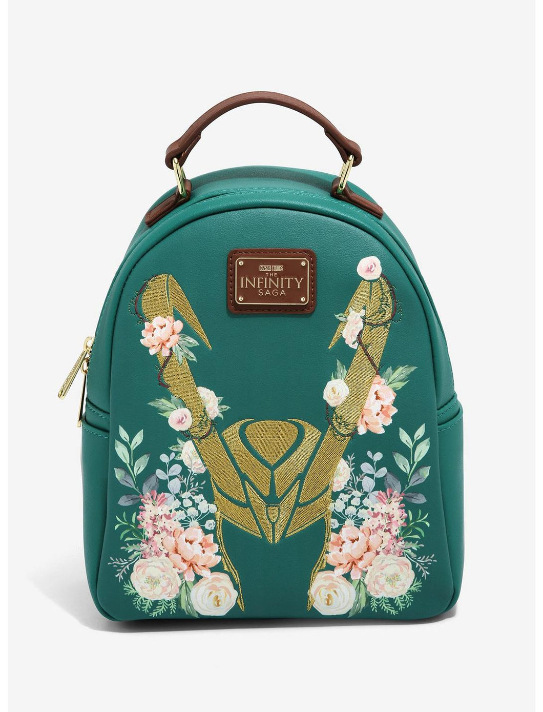Marvel Mini Backpack Loki Embroidered Floral Loungefly