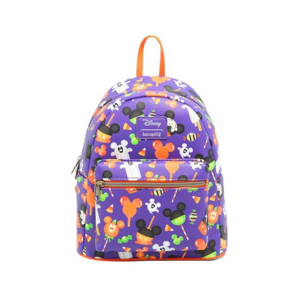 Disney Mini Backpack Mickey Mouse Halloween Candy Treats AOP Loungefly