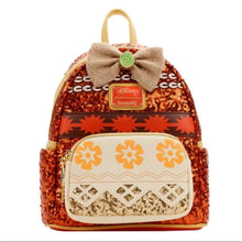 Load image into Gallery viewer, Disney Mini Backpack Wallet Set Moana Sequin Loungefly
