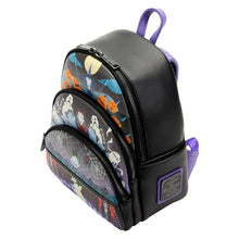 Load image into Gallery viewer, Disney Mini Backpack Lock Shock Barrel Oogie Boogie Triple Pocket GITD Loungefly
