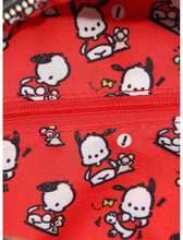 Load image into Gallery viewer, Sanrio Mini Backpack Pochacco Red T-Shirt Cosplay Loungefly
