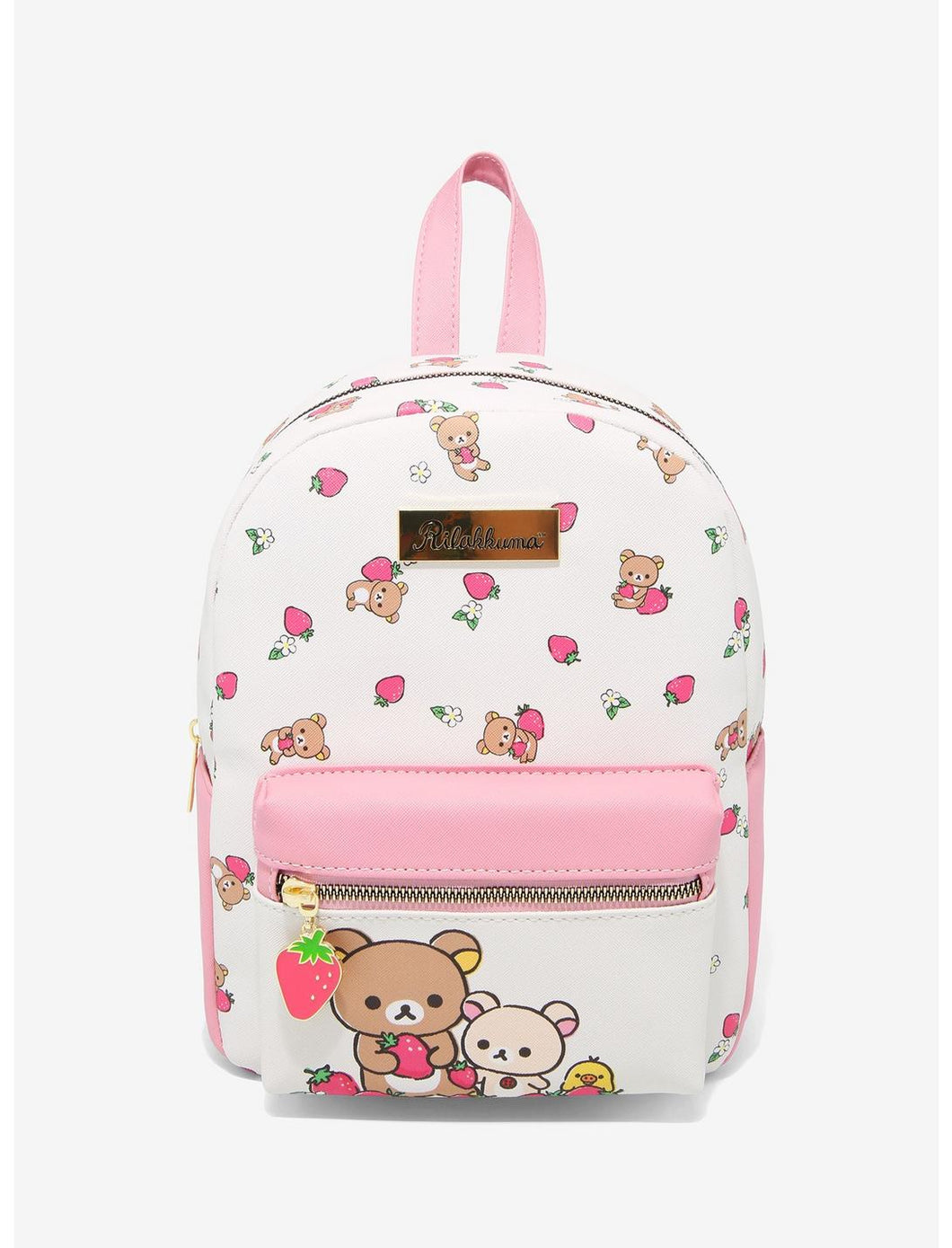 Rilakkuma & Friends Mini Backpack Strawberry Bioworld
