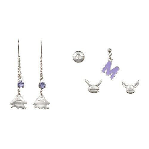 Pokemon Earring Set (6pc) Ditto 2021 Pokemon Center