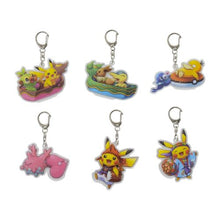 Load image into Gallery viewer, Pikachu Acrylic Keychain Key Holder Box Pokémon Center Okinawa Japan Blind Box
