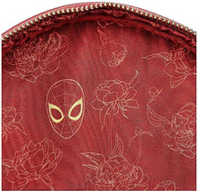 Load image into Gallery viewer, Marvel Mini Backpack Spider-Man Floral All Over Print Loungefly
