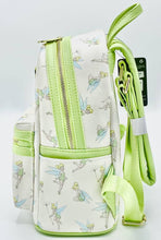 Load image into Gallery viewer, Disney Mini Backpack Tinkerbell AOP Green Loungefly
