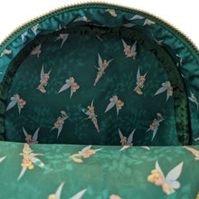 Load image into Gallery viewer, Disney Mini Backpack Tinkerbell Emerald Green Sequin Loungefly
