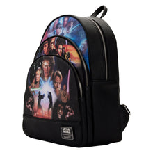 Load image into Gallery viewer, Star Wars Mini Backpack Trilogy 2 Triple Pocket Loungefly
