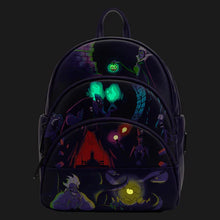Load image into Gallery viewer, Disney Mini Backpack Villains Ursula, Evil Queen, Hades, Dr. Facilier GITD Loungefly
