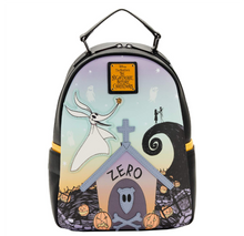 Load image into Gallery viewer, Disney Mini Backpack Zero Graveyard GITD Loungefly
